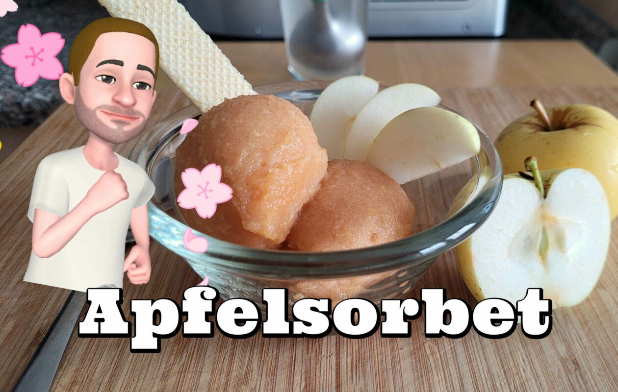 Apfelsorbet mit Äpfeln aus der Eifel - Meiers Kochtipps