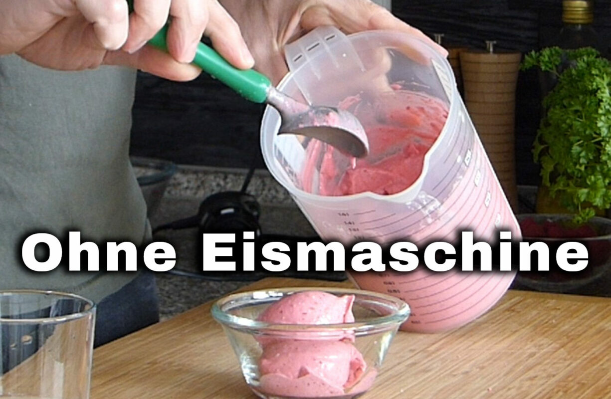 Cremiges Himbeer- Joghurteis ohne Eismaschine - Meiers Kochtipps