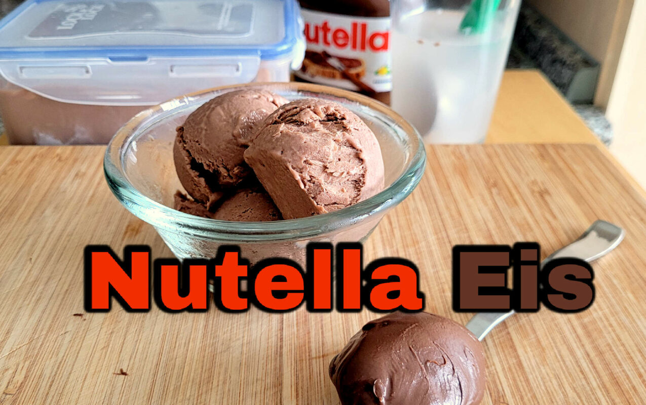 Cremiges Nutella Eis Rezept - Meiers Kochtipps