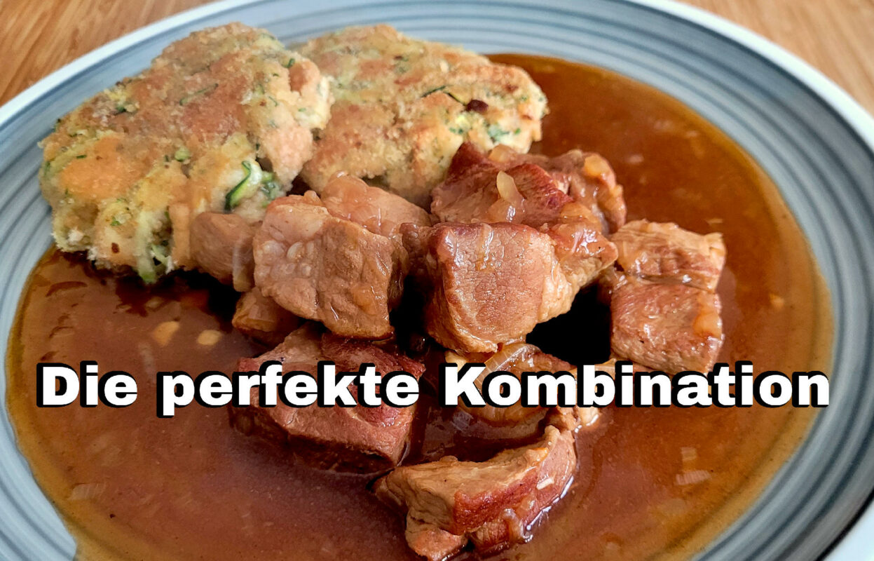 Ich liebe dieses Gulasch mit gebratenen Knödeln - Meiers Kochtipps