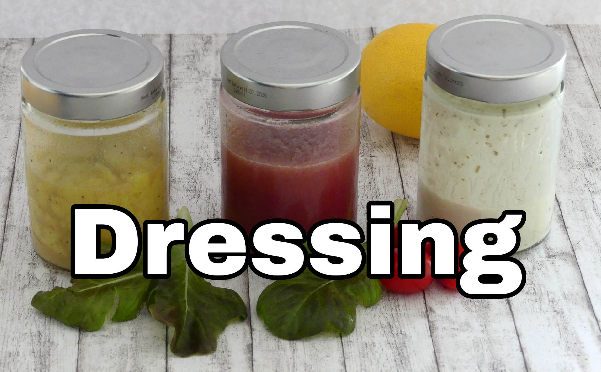 Salatdressing | 3 einfache Rezepte - Meiers Kochtipps