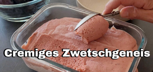 Cremiges Zwetschgeneis mit Zimt Rezept