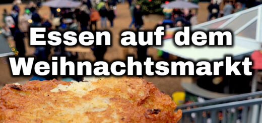 Essen auf dem Weihnachtsmarkt