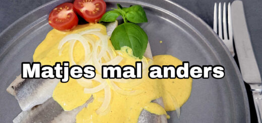 Matjes mal anders Matjes in Currycreme